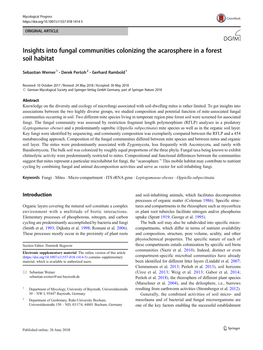 Insights Into Fungal Communities Colonizing the Acarosphere in a Forest Soil Habitat