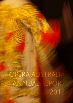 Opera Australia Annual Report 2012 Vision