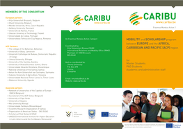 MOBILITY and SCHOLARSHIP Program CARIBBEAN and PACIFIC (ACP) Region