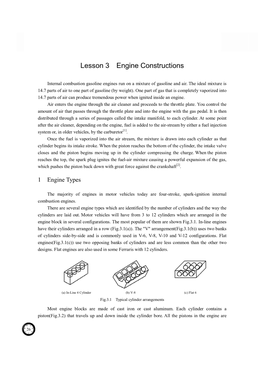 Lesson 3 Engine Constructions