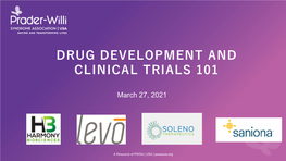 Drug Development and Clinical Trials 101