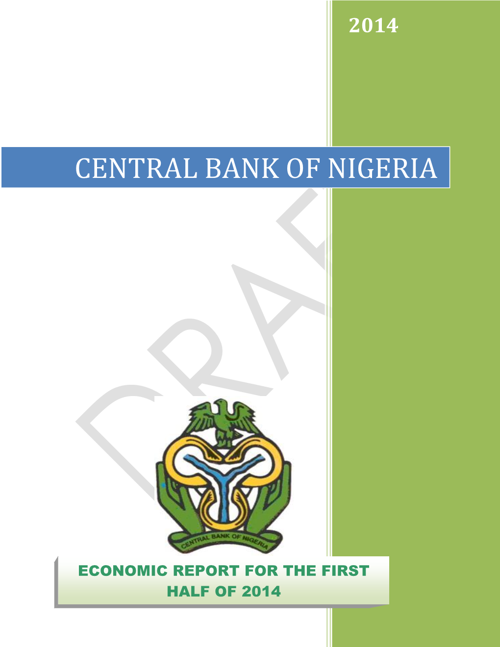 2014 CBN Half Year Economic Report