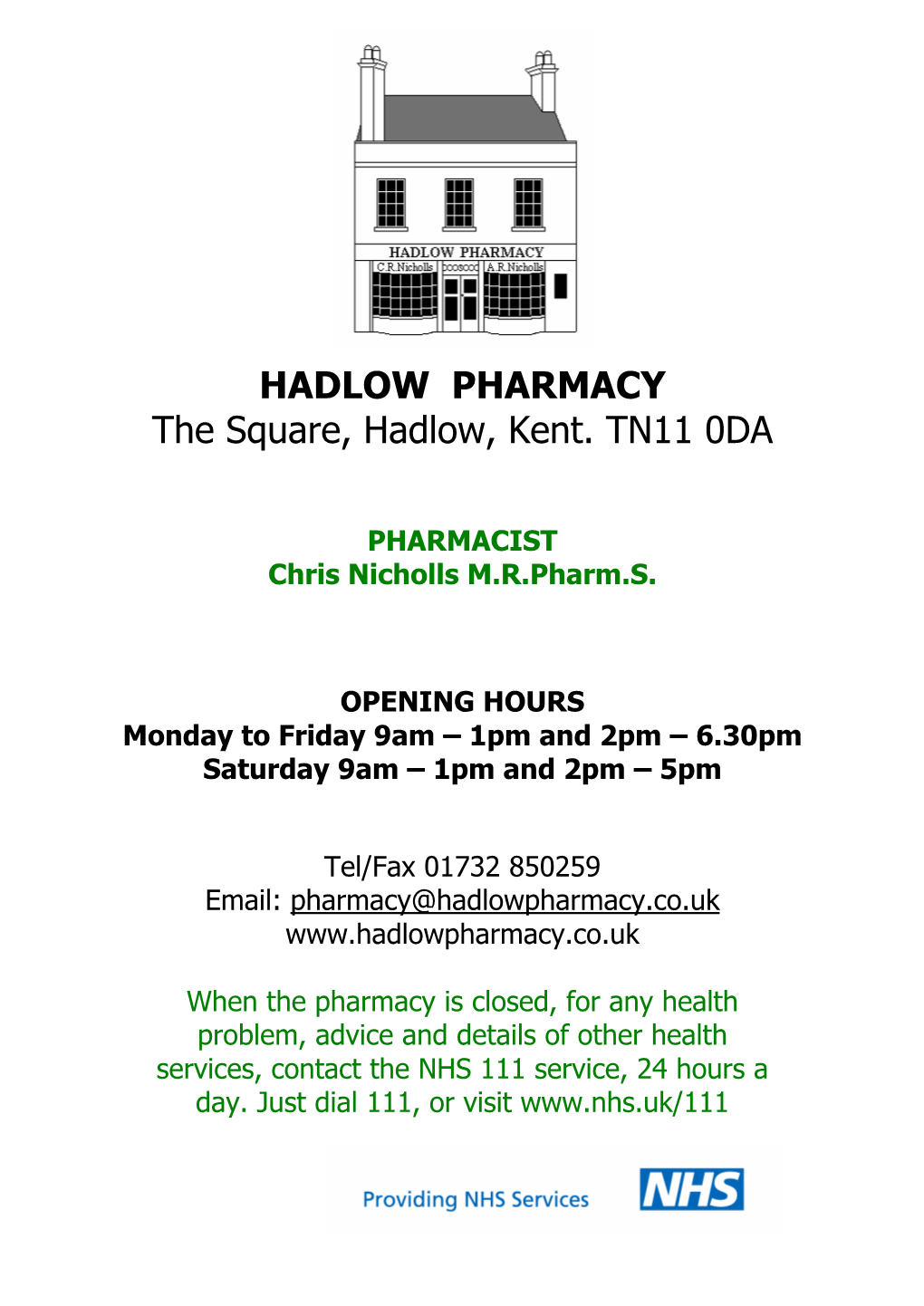 Emergency Contraception (Morning After Pill) After a Short, Confidential Discussion, We Are Able to Supply Emergency Contraception