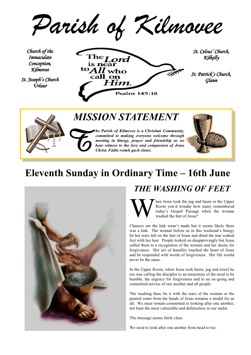 16Th June MISSION STATEMENT