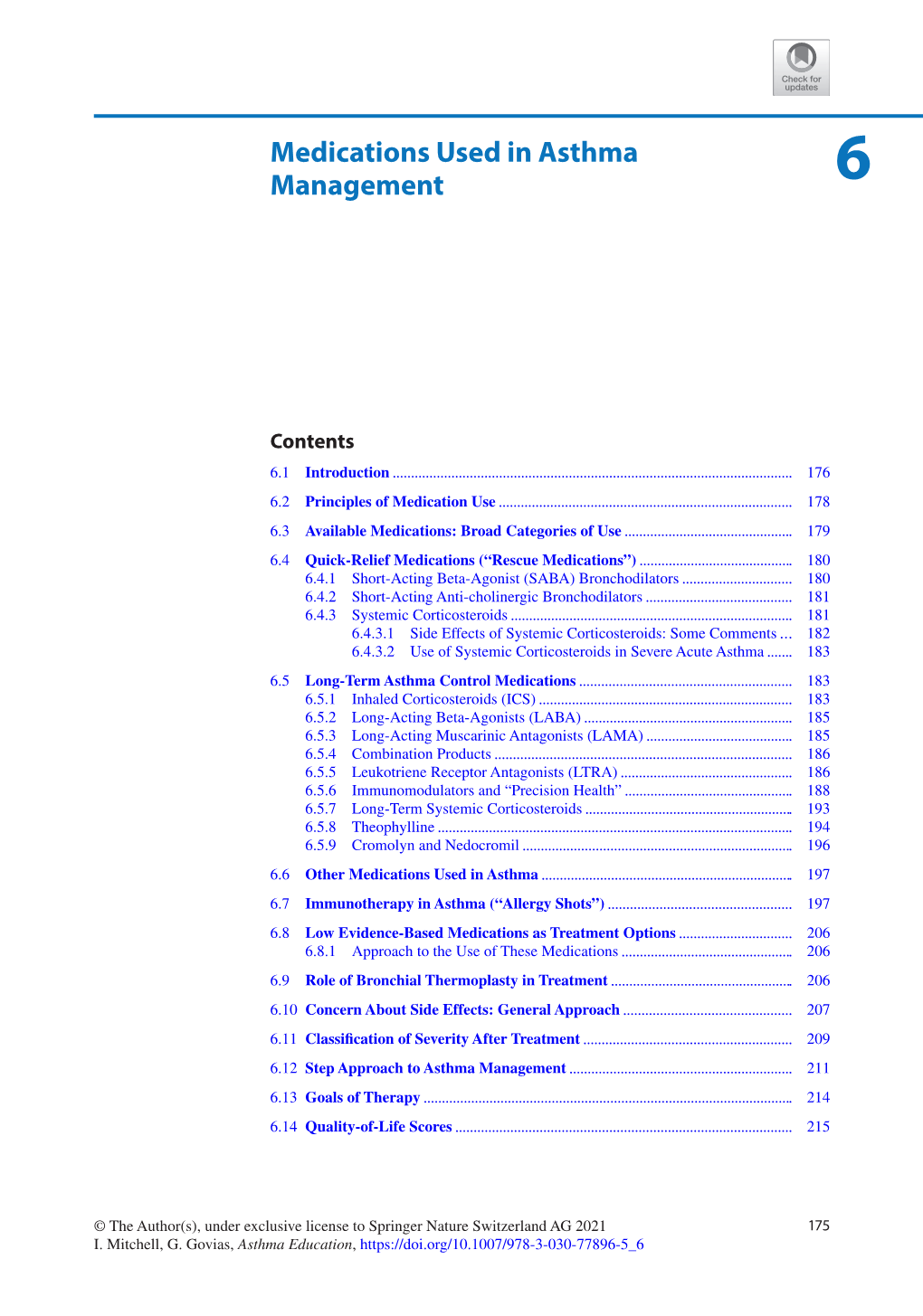 Medications Used in Asthma Management 6