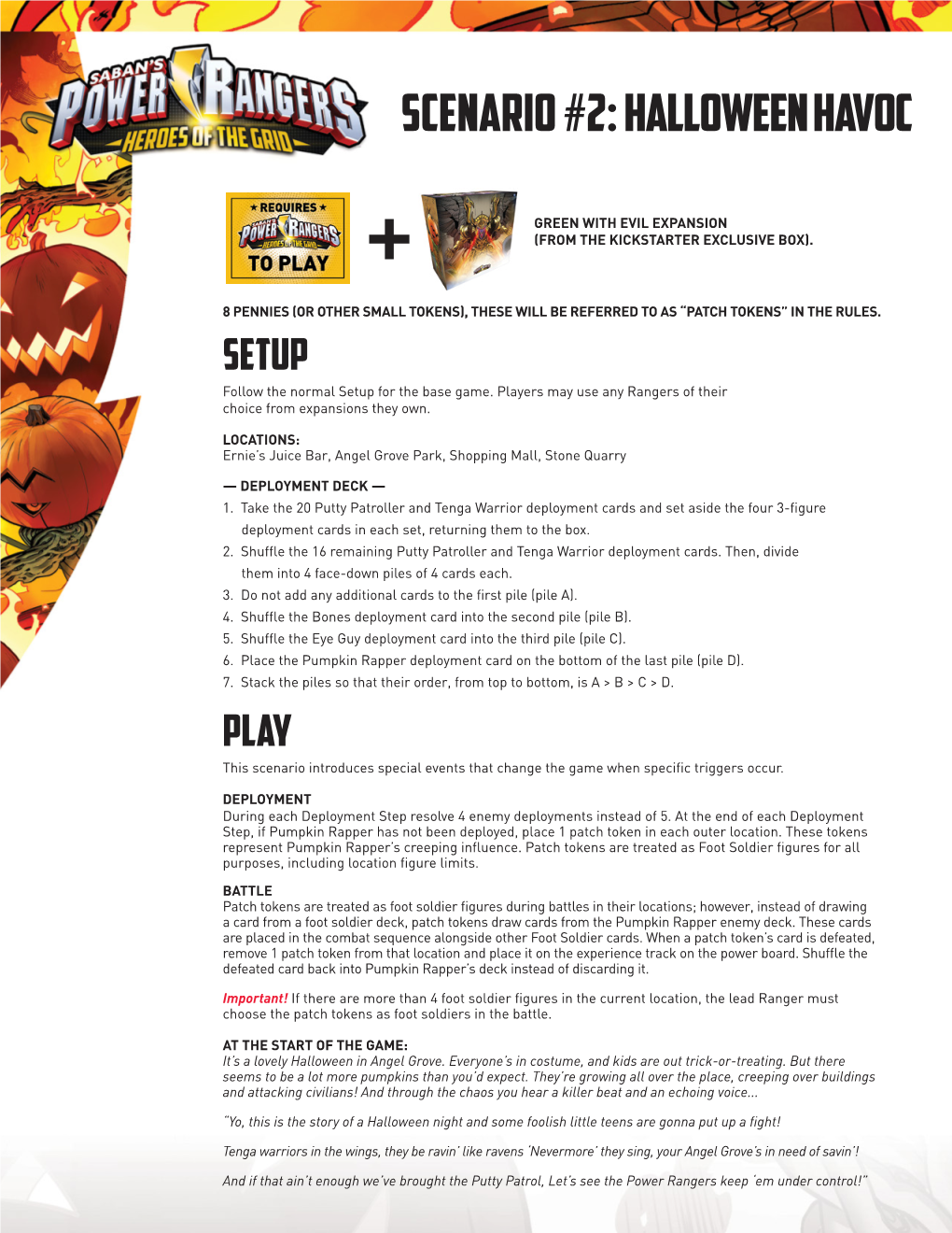 Scenario #2: Halloween Havoc