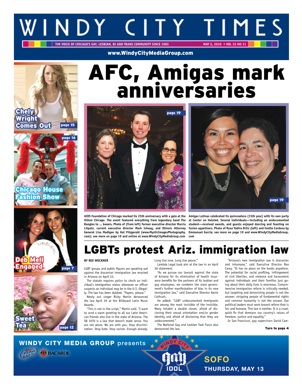 AFC, Amigas Mark Anniversaries