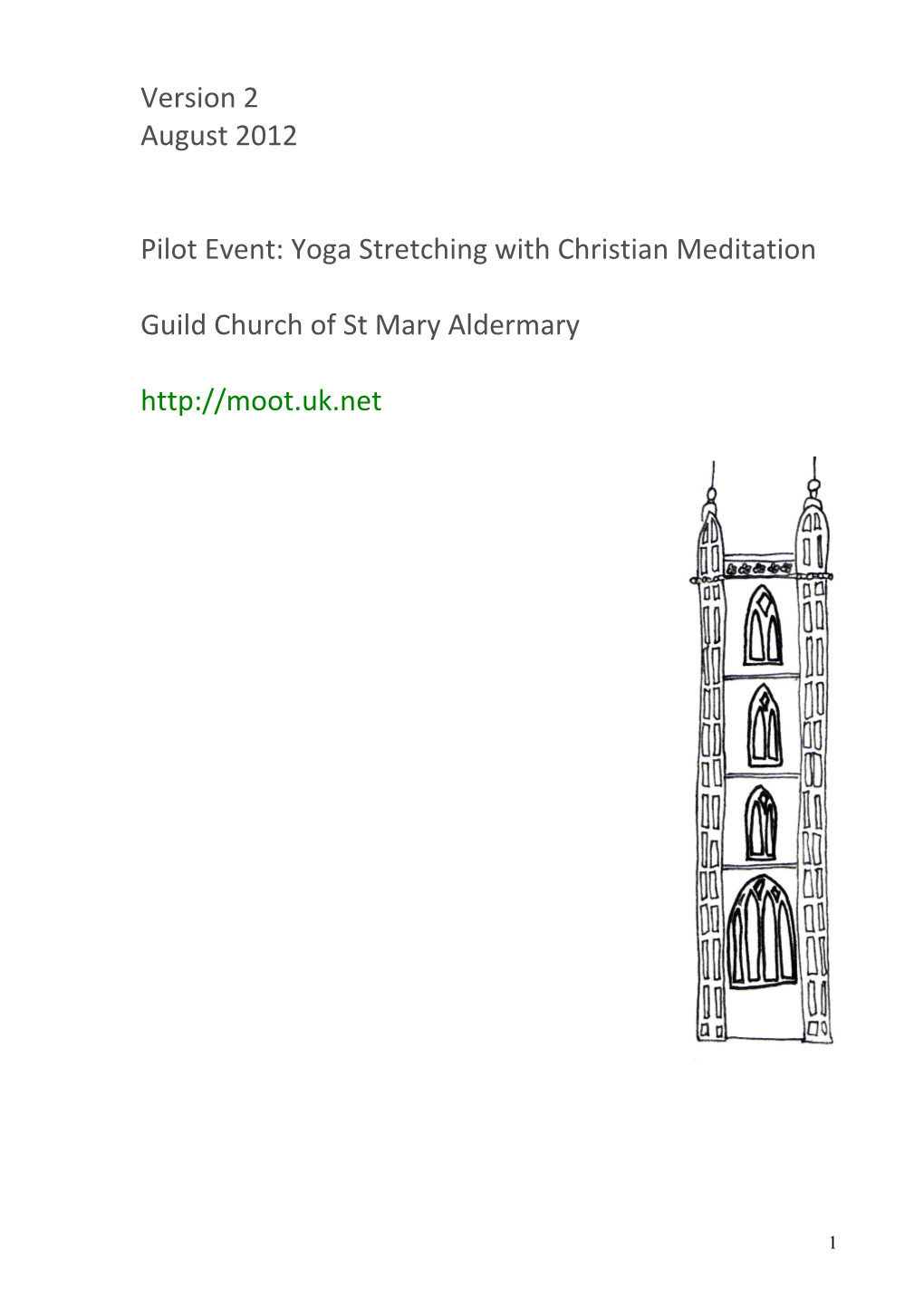 Pilot Event: Yoga Stretching with Christian Meditation