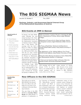 The BIG SIGMAA News
