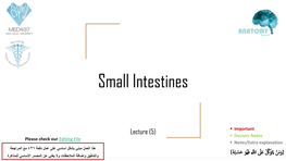 5- Small Intestines Edited.Pdf