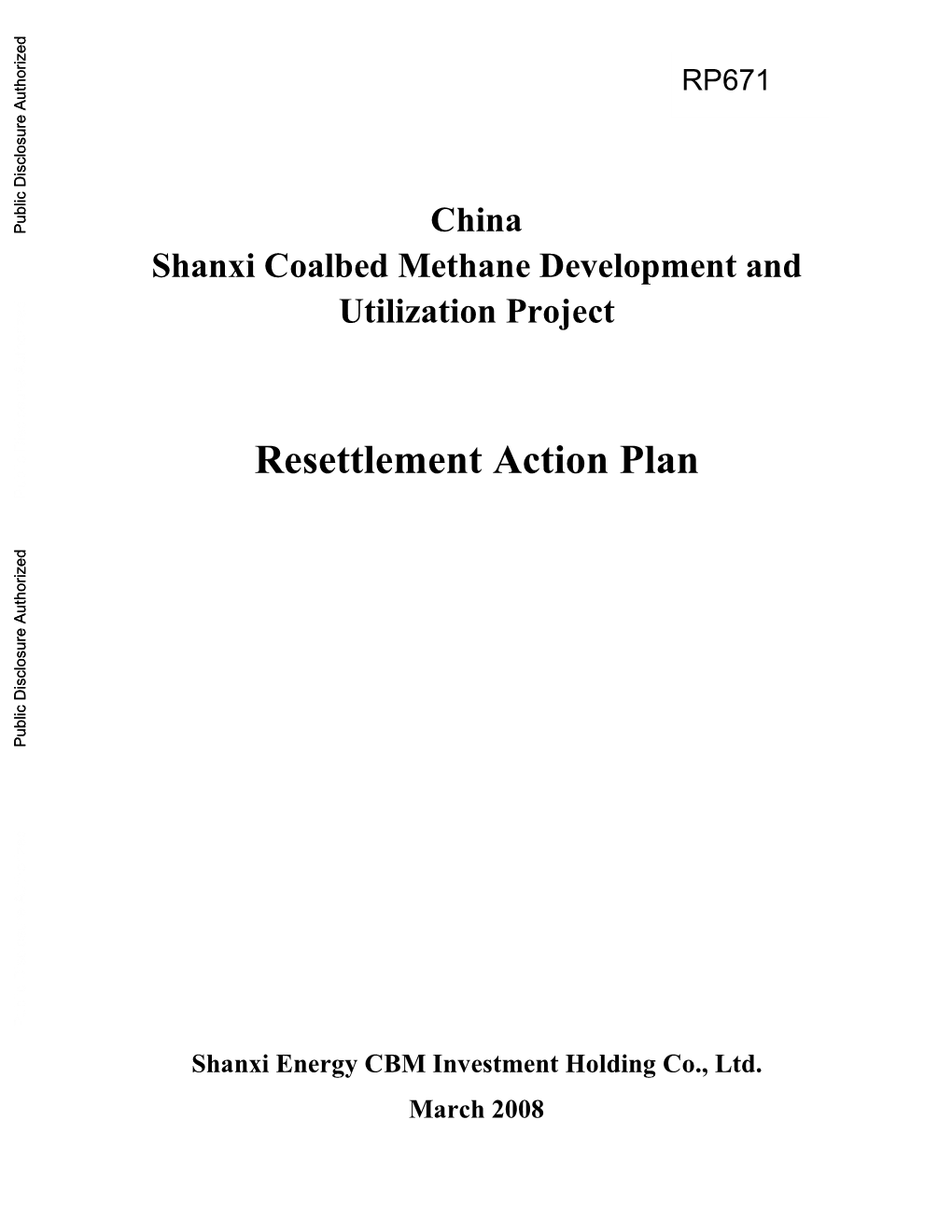 7. Resettlement Plan Implementation