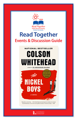 Read Together Events & Discussion Guide Read Together Palm Beach County “One Book, One Community”