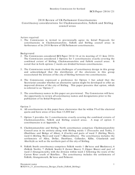 BCS Paper 2016/21 2018 Review of UK Parliament Constituencies