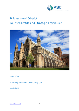 St Albans and District Tourism Profile and Strategic Action Plan