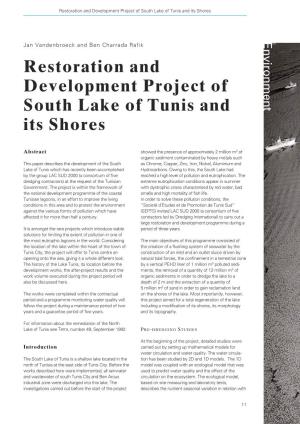 Restoration and Development Project of South Lake of Tunis and Its Shores