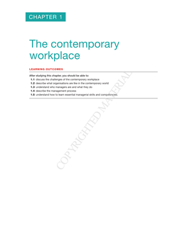 The Contemporary Workplace