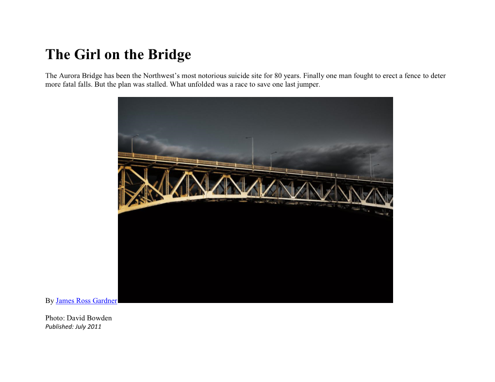 The Girl on the Bridge