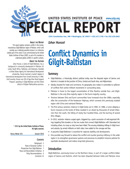 Conflict Dynamics in Gilgit-Baltistan