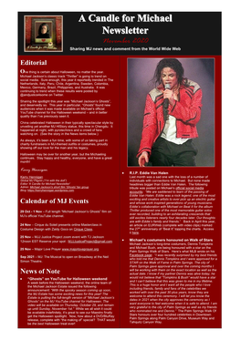 November 2020 Sharing MJ News and Comment from the World Wide Web