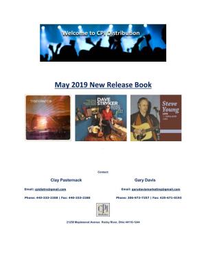 May 2019 New Release Book