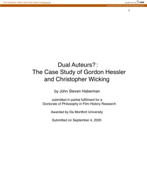 E-Thesis Submission John Steven Haberman