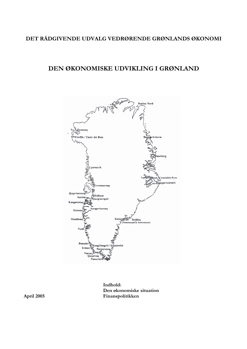 Den Økonomiske Udvikling I Grønland