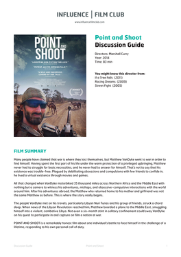 Point and Shoot Discussion Guide