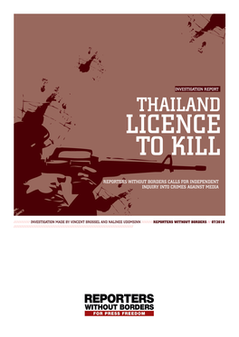 Thailand Licence to Kill