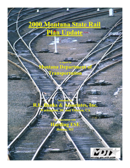 Montana State Rail Plan Update (2000)
