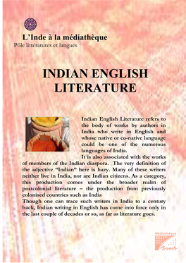 Indian English Literature