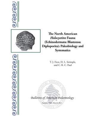 Echinodermata: Blastozoa: Diploporita): Paleobiology and Systematics