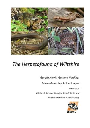 The Herpetofauna of Wiltshire