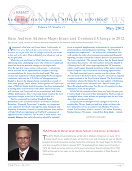 NASACT News, May 2012