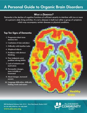 A Personal Guide to Organic Brain Disorders