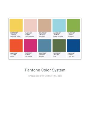 Pantone Color System