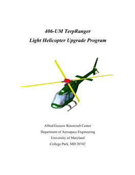 406-UM Terpranger Light Helicopter Upgrade Program