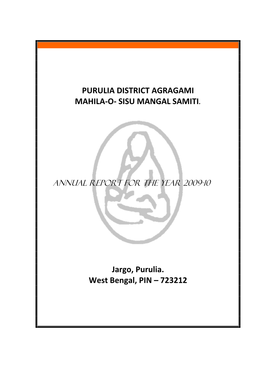 Purulia District Agragami Mahila-O- Sisu Mangal Samiti