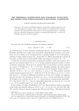 The Fredholm Alternative for Parabolic Evolution Equations with Inhomogeneous Boundary Conditions