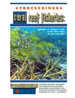 Us Caribbean Regional Coral Reef Fisheries Management Workshop