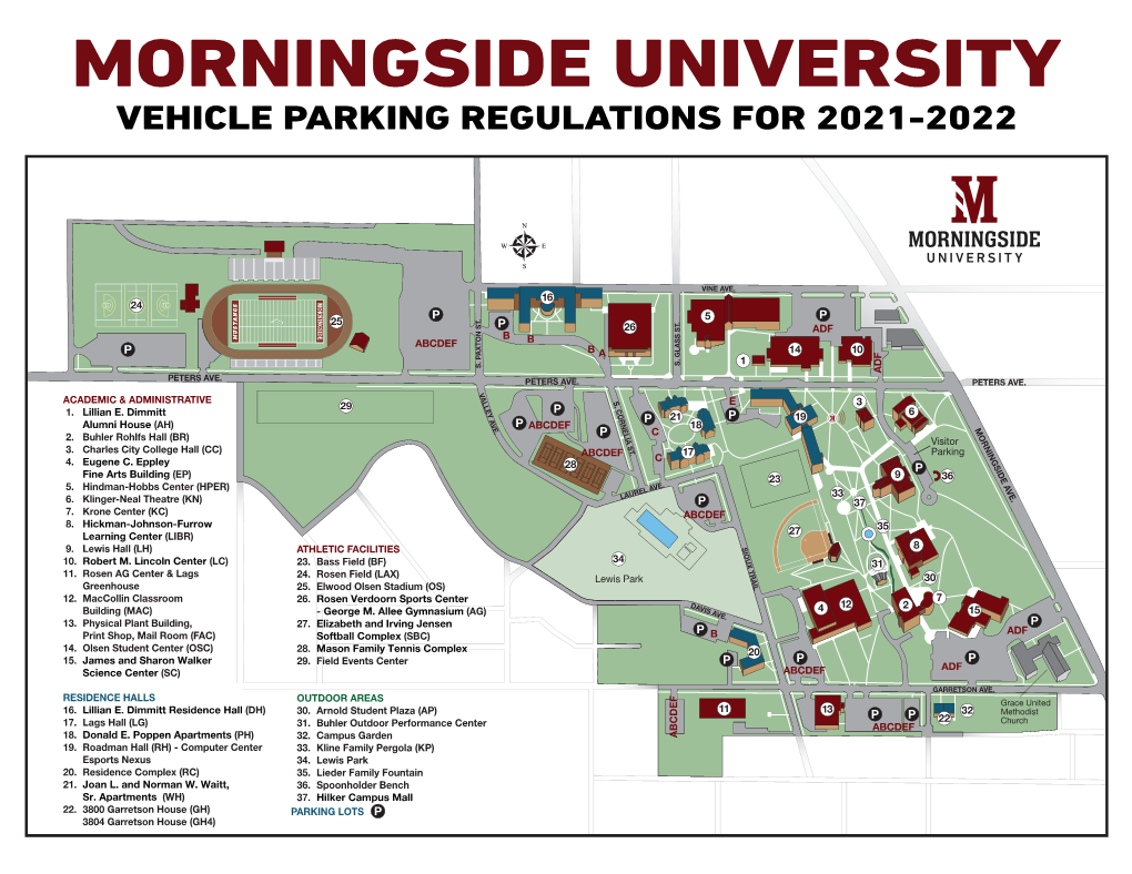 Parking Regulations for 2021-2022