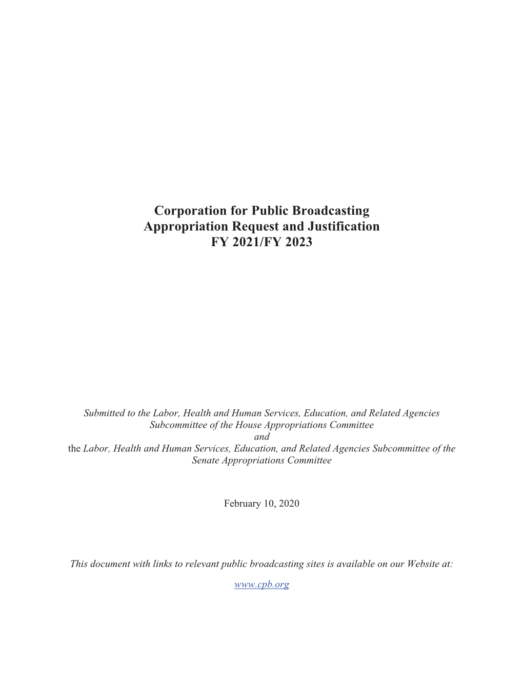 Justification-FY21-And-FY23.Pdf