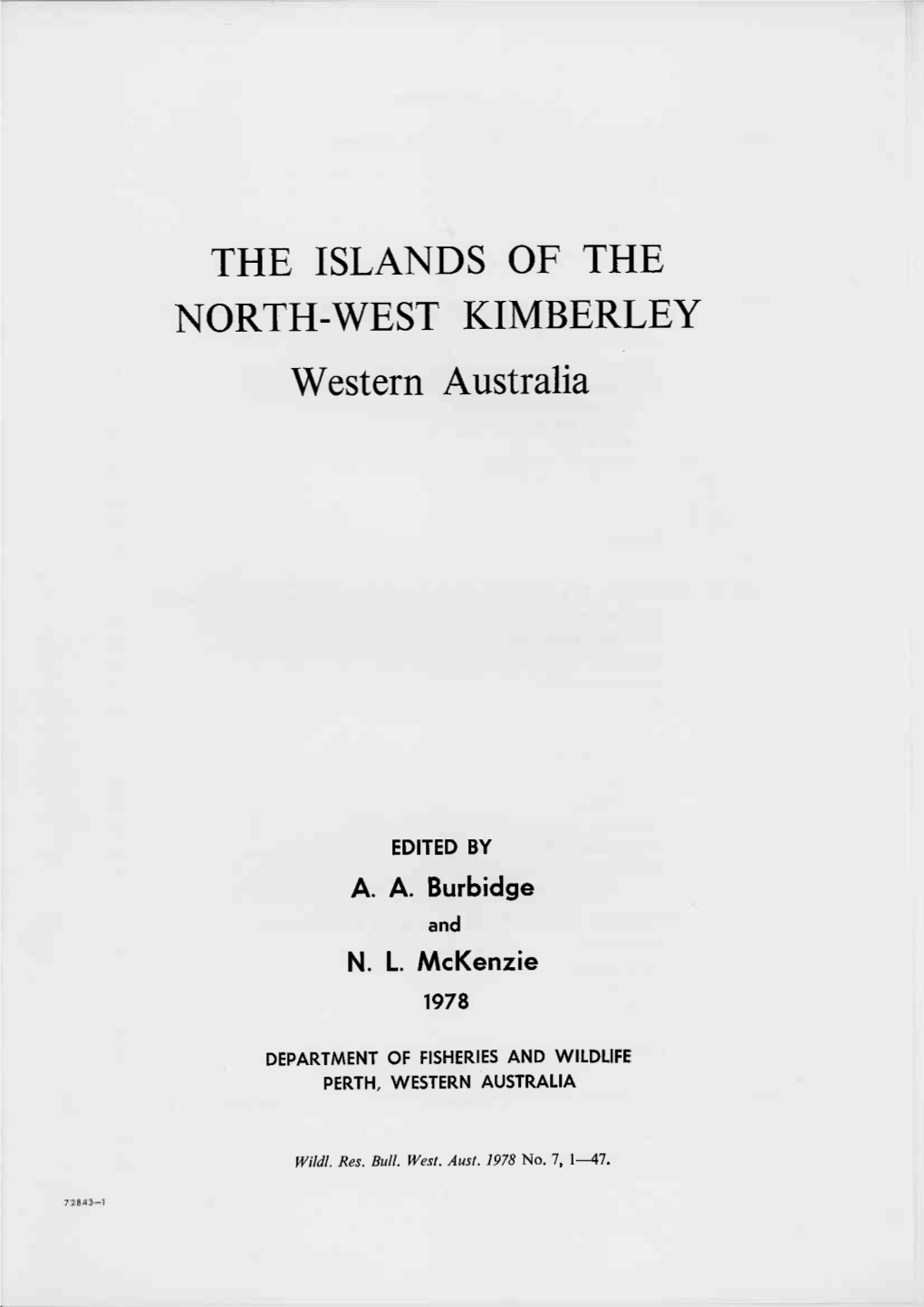 The Islands of the North.West Kimberley