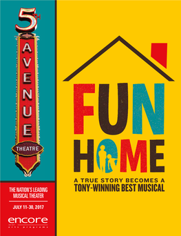 Fun Home at the 5Th Avenue Theatre Encore Arts Seattle