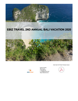 Ebiz Travel Bali 2020