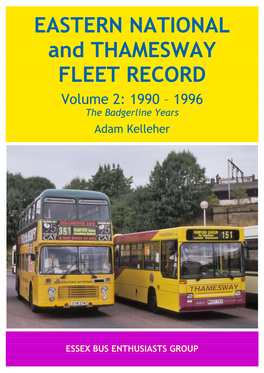 EASTERN NATIONAL and THAMESWAY FLEET RECORD