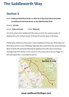 The Saddleworth Way
