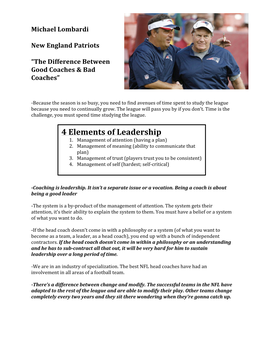 4 Elements of Leadership 1