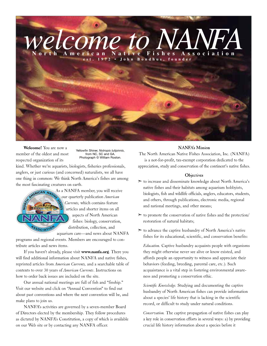 Welcome to NANFA