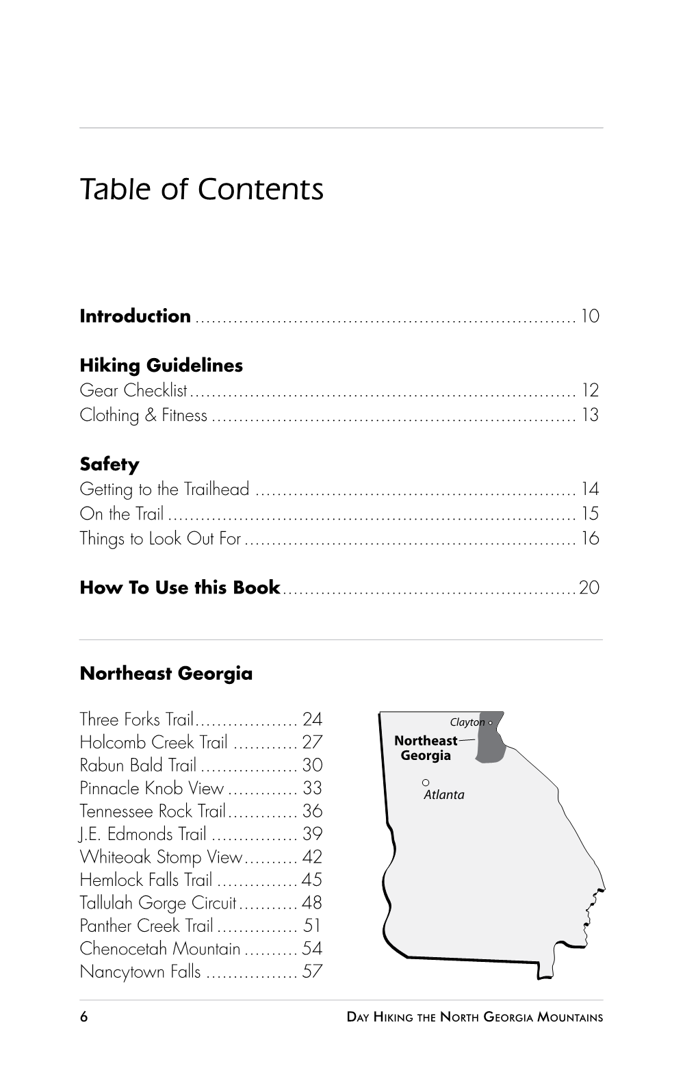 Table of Contents