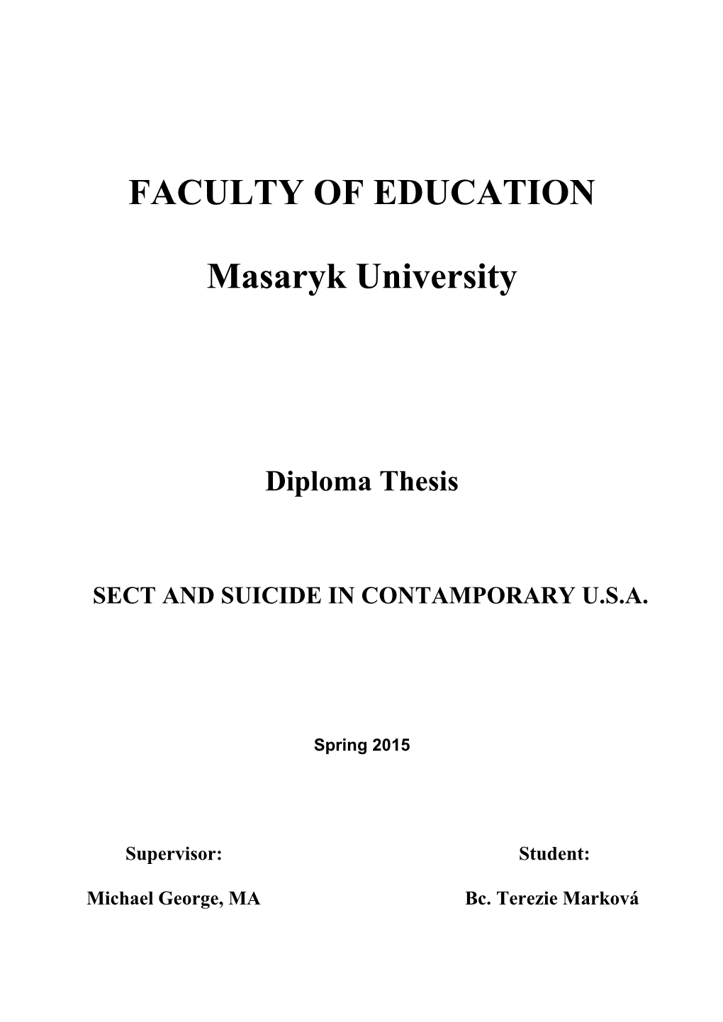 Diploma Thesis